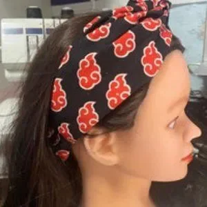 Accessories | Akatsuki Anime Naruto Knot Head Band Red Cloud  display picture 3